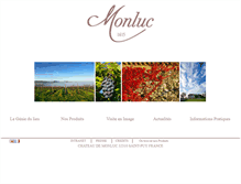 Tablet Screenshot of monluc.fr